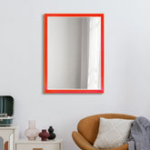 Crimson Mirror - Chromatic Acrylic Framed Beveled Mirrors